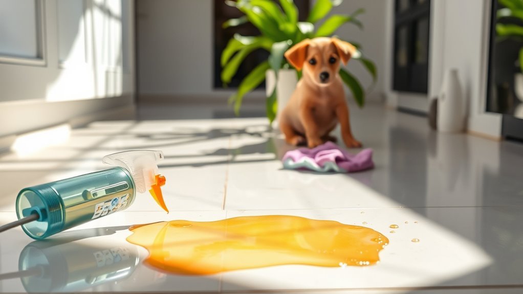 act fast to prevent stains