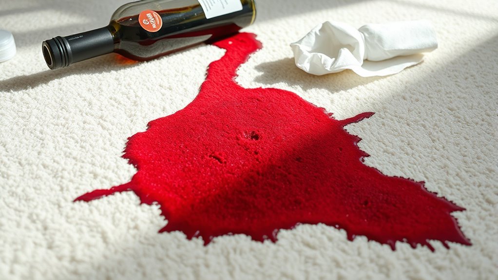 act quickly prevent stains