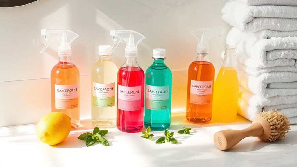 affordable homemade bathroom cleaners