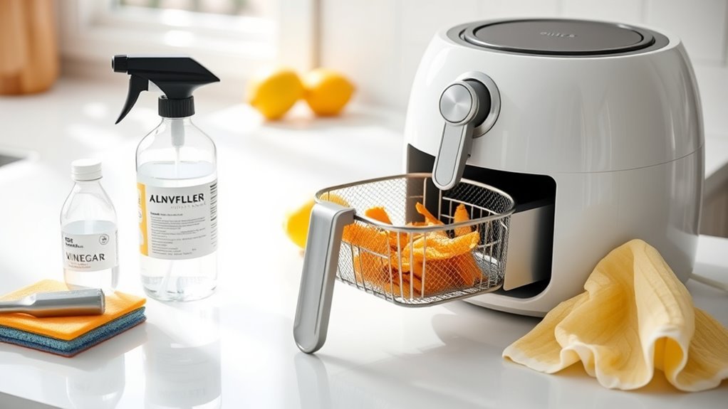 air fryer cleaning steps