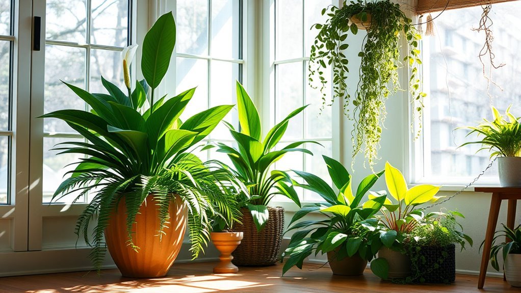 air purifying plants improve allergens