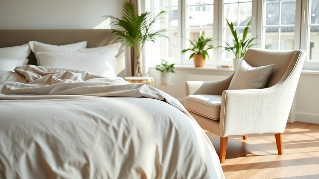 allergen resistant bedding materials