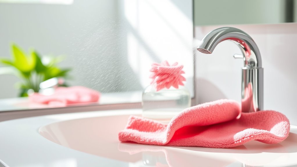 apply cleaner evenly avoid streaks