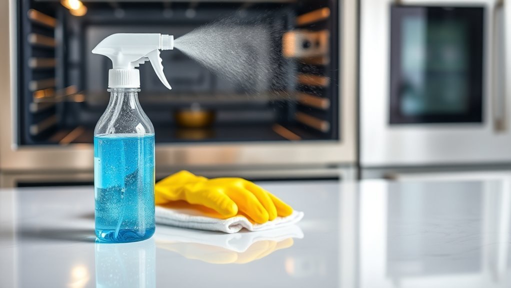 apply cleaner evenly safely