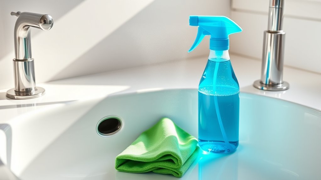 apply cleaning agent evenly