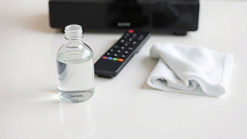apply isopropyl alcohol safely
