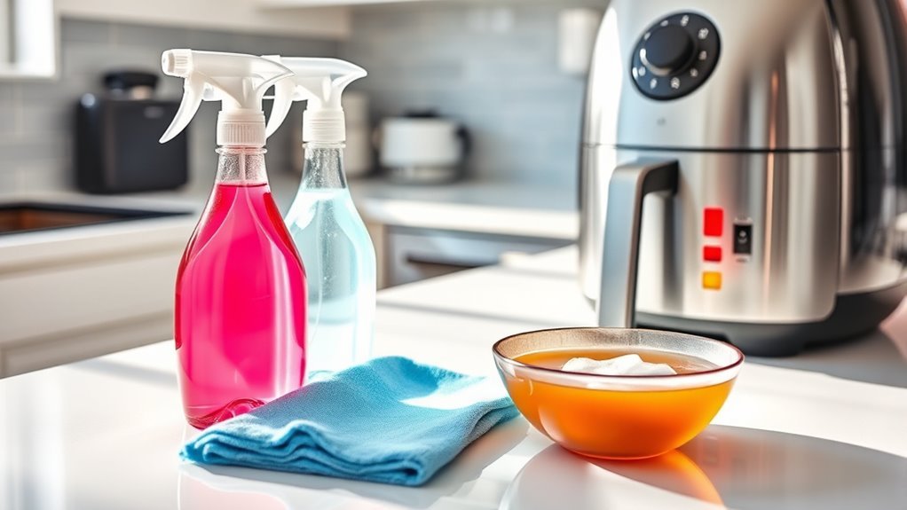 assemble cleaning supplies efficiently