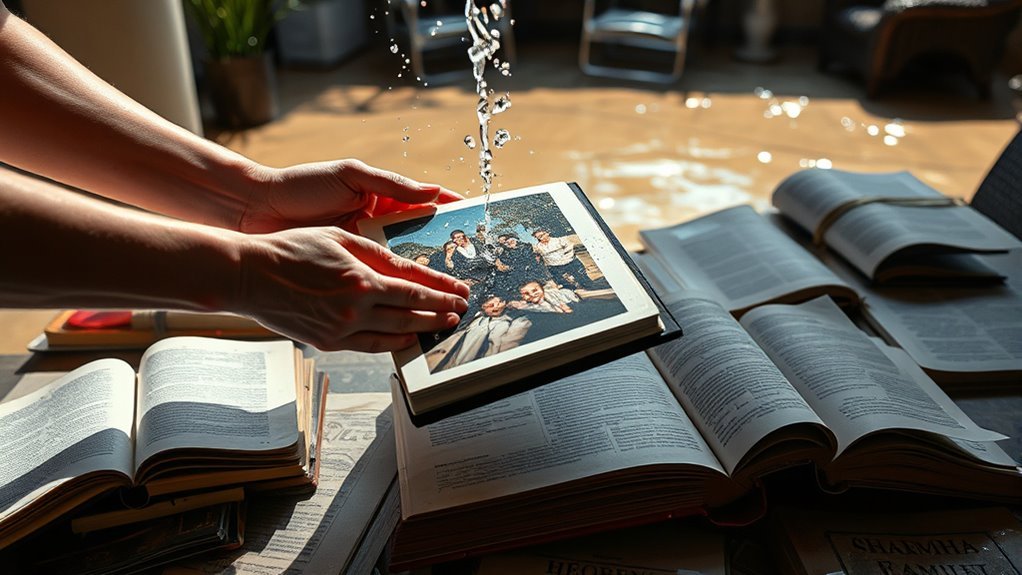 assess clean dry belongings