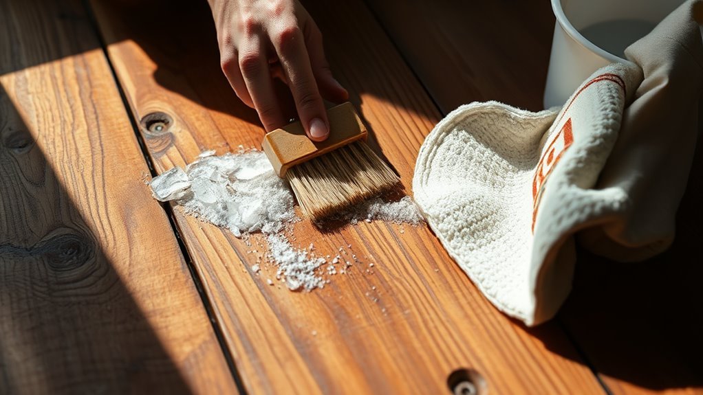 assess clean protect wood