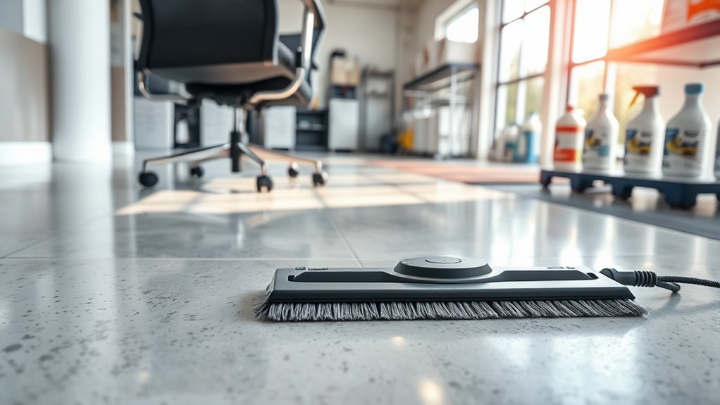 assess flooring before cleaning