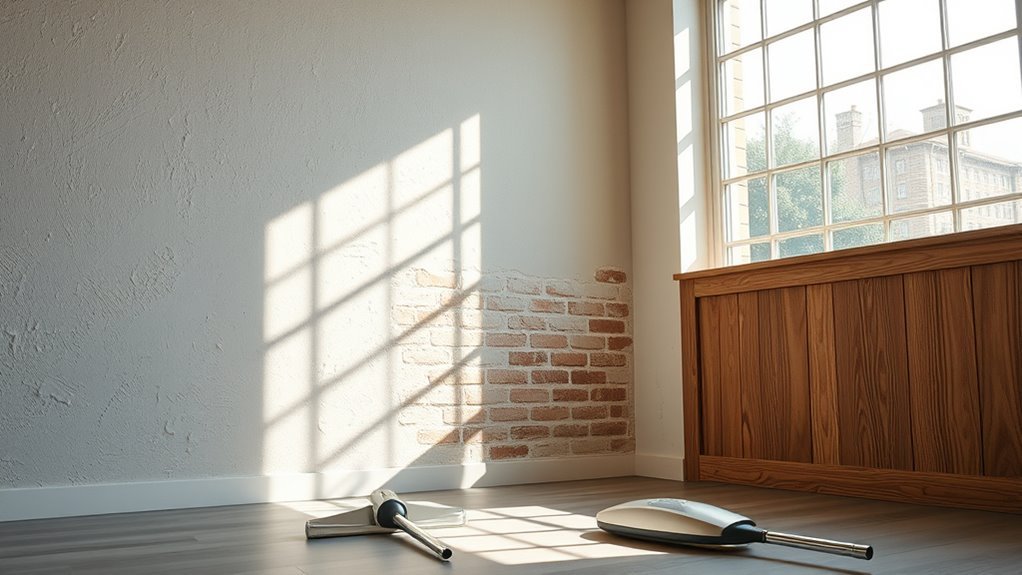 assess wall material condition