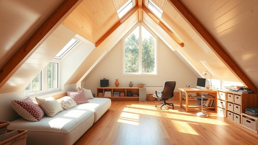 attic accessibility and lighting