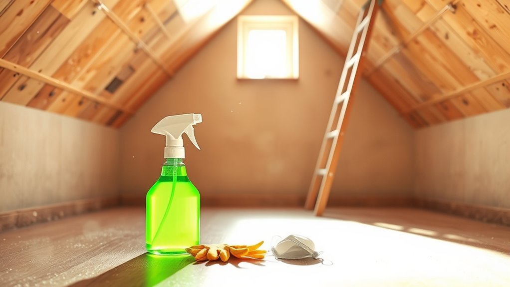 attic cleaning safety precautions