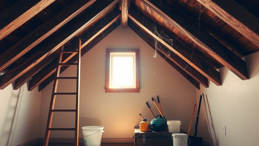 attic cleaning safety preparation