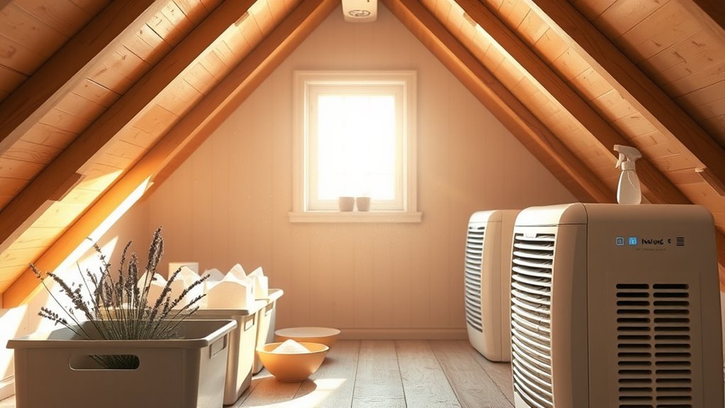 attic dust and moisture control