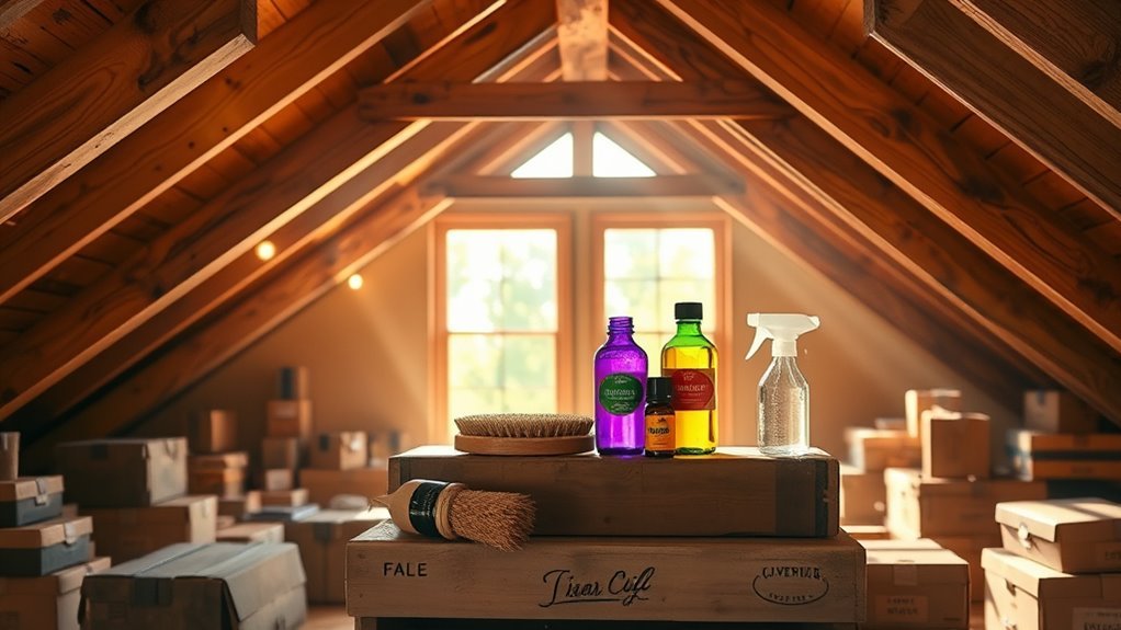 attic preparation for cleaning
