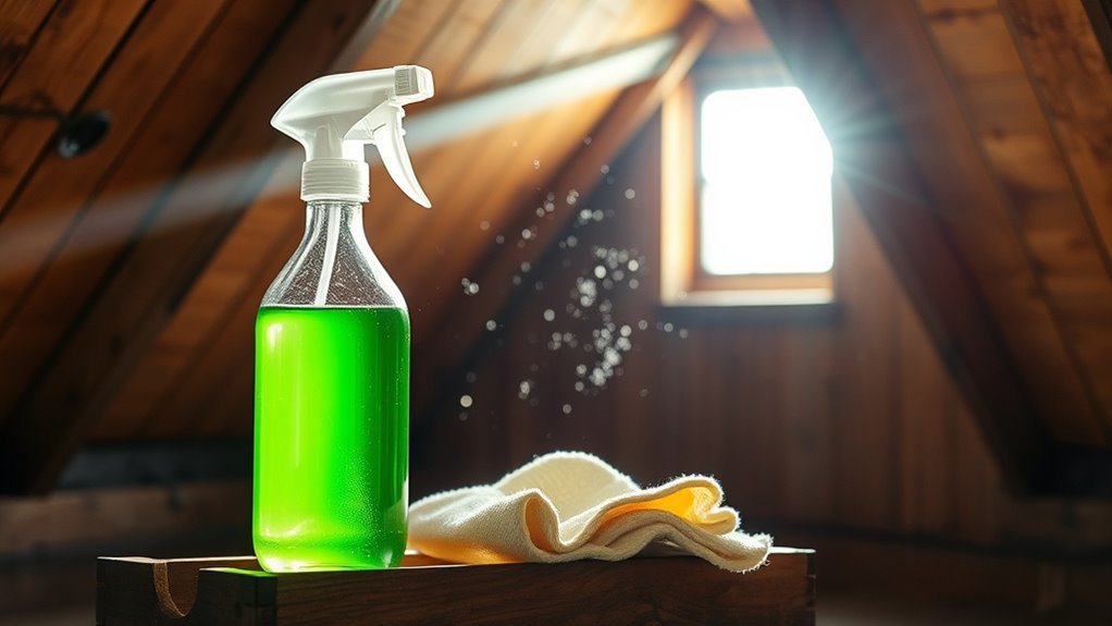 attic surface diy cleaner