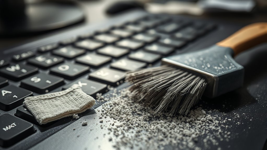 avoid abrasive cleaning materials