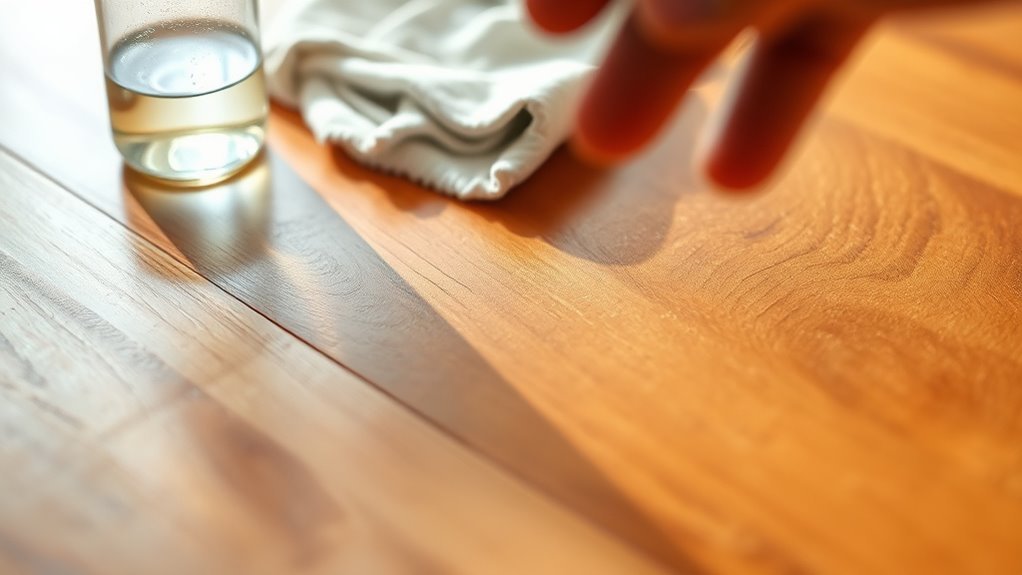 avoid damaging wood surfaces