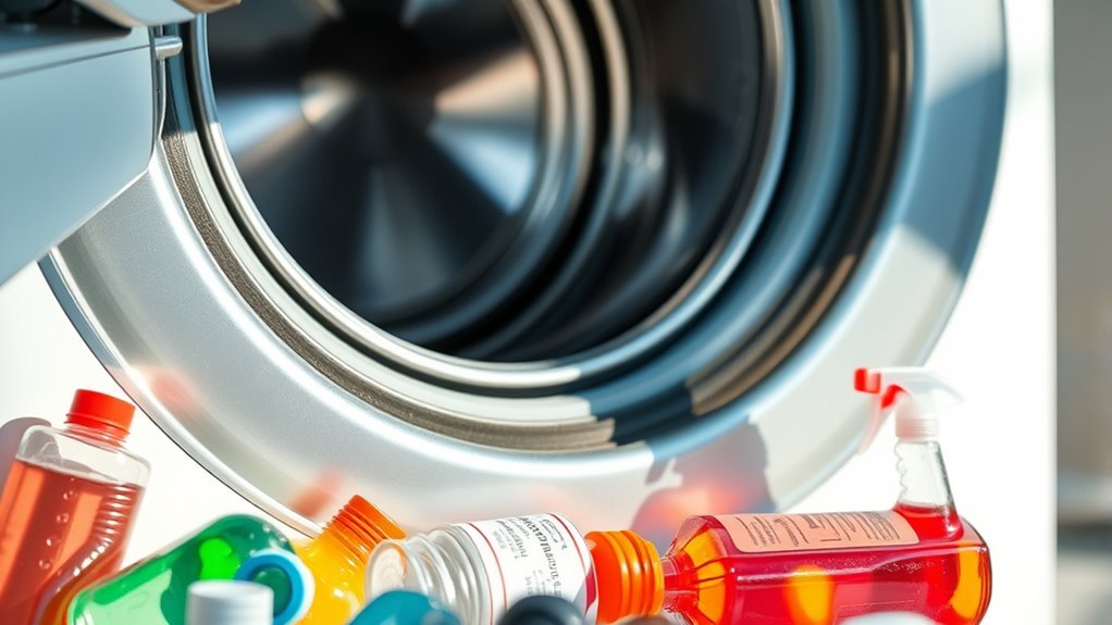 avoid harsh cleaning chemicals