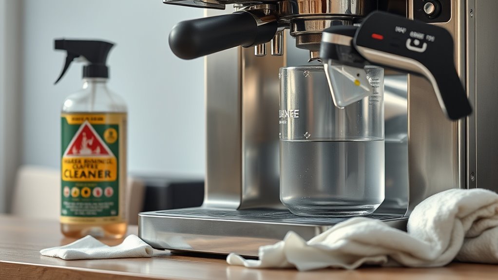 avoid harsh cleaning chemicals