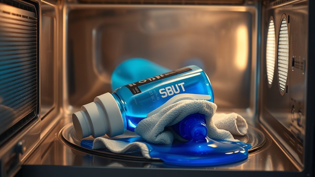 avoid harsh cleaning chemicals