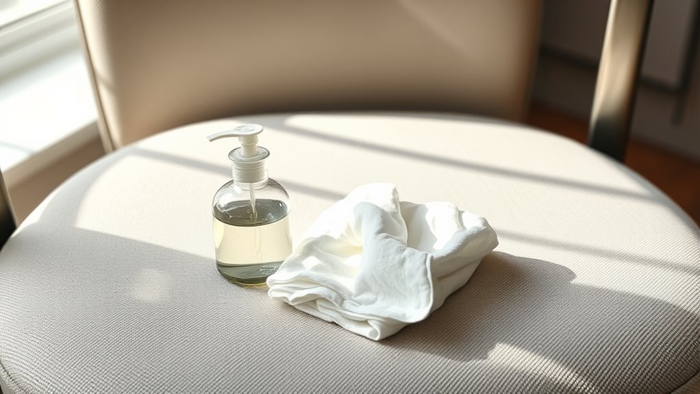 baby oil stain removal