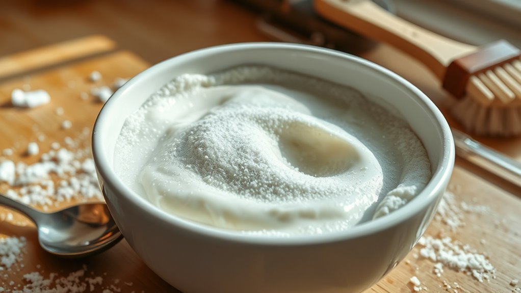 baking soda grease stain solution