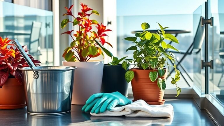 balcony business cleaning checklist