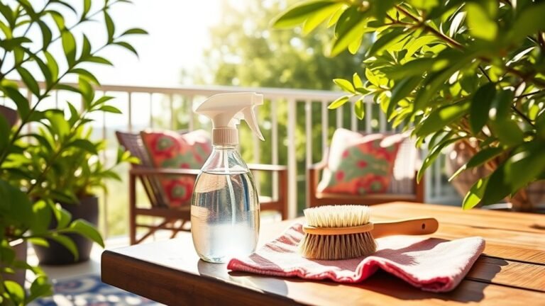 balcony fabric cleaning essentials