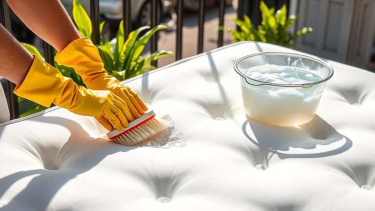 balcony stains mattress removal