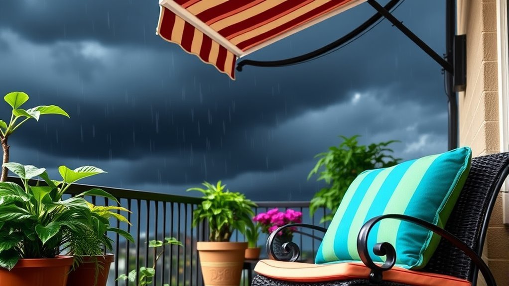 balcony weather protection tips