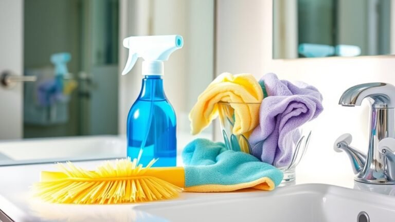 bathroom cleaning essential tools