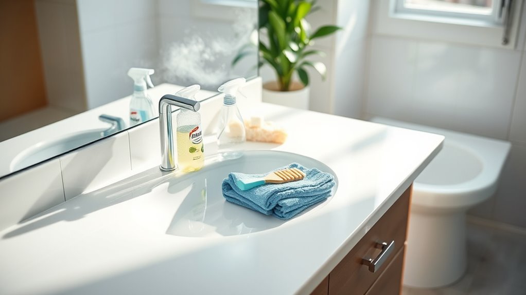 bathroom cleaning tips