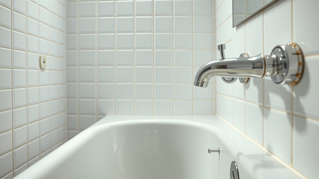bleach damages bathroom surfaces
