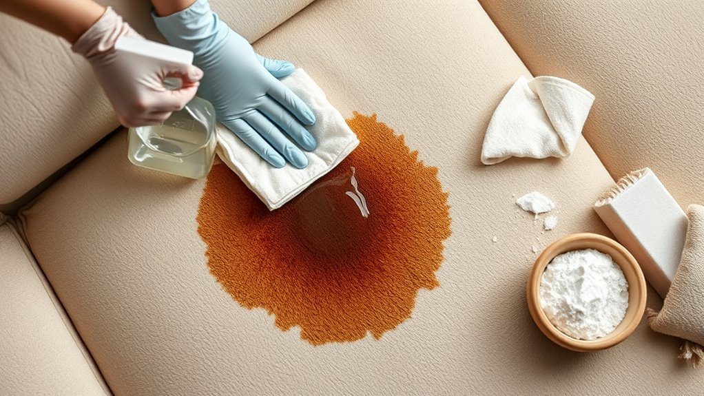 blot clean neutralize prevent