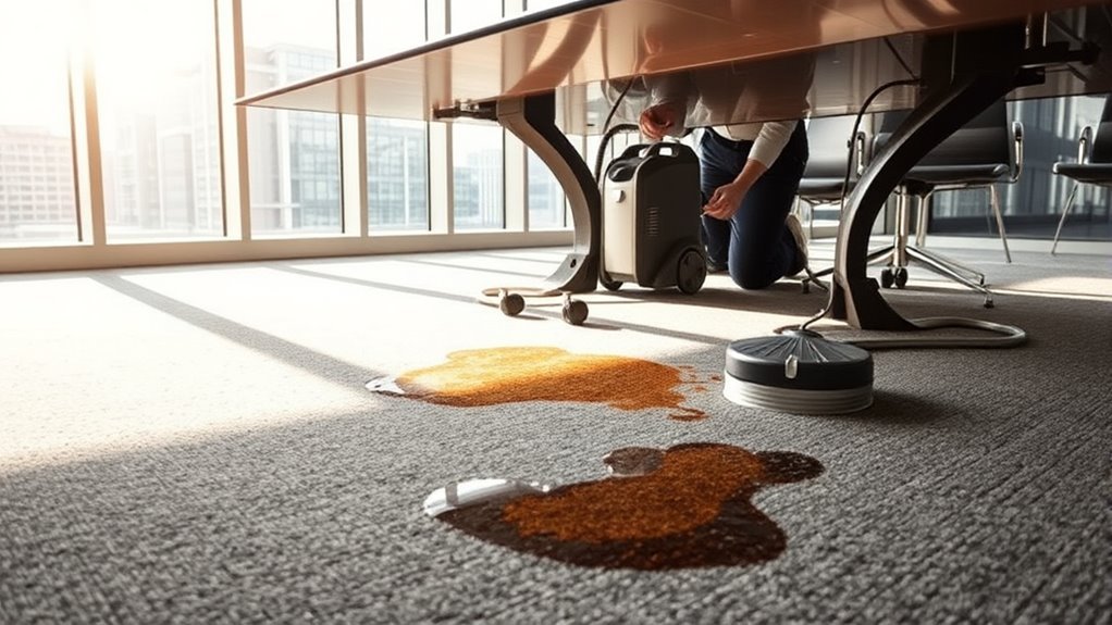 call professionals for stubborn stains