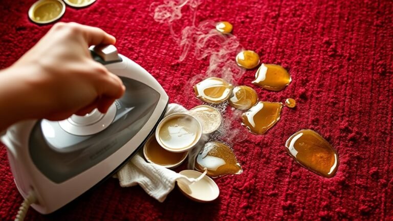 candle wax removal techniques
