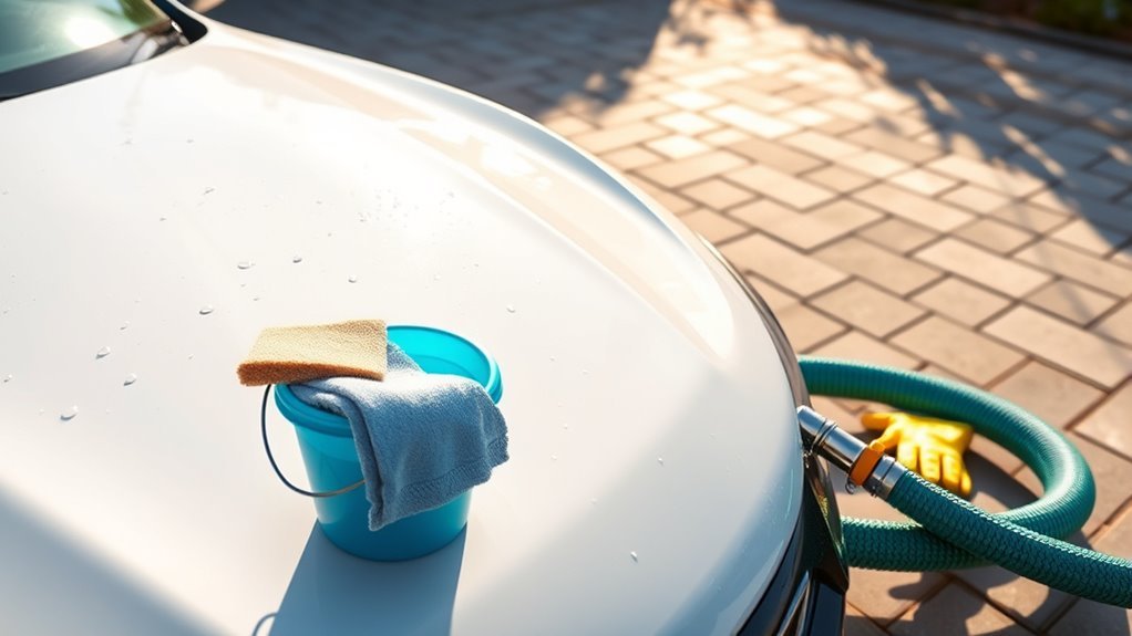 car cleaning preparation steps