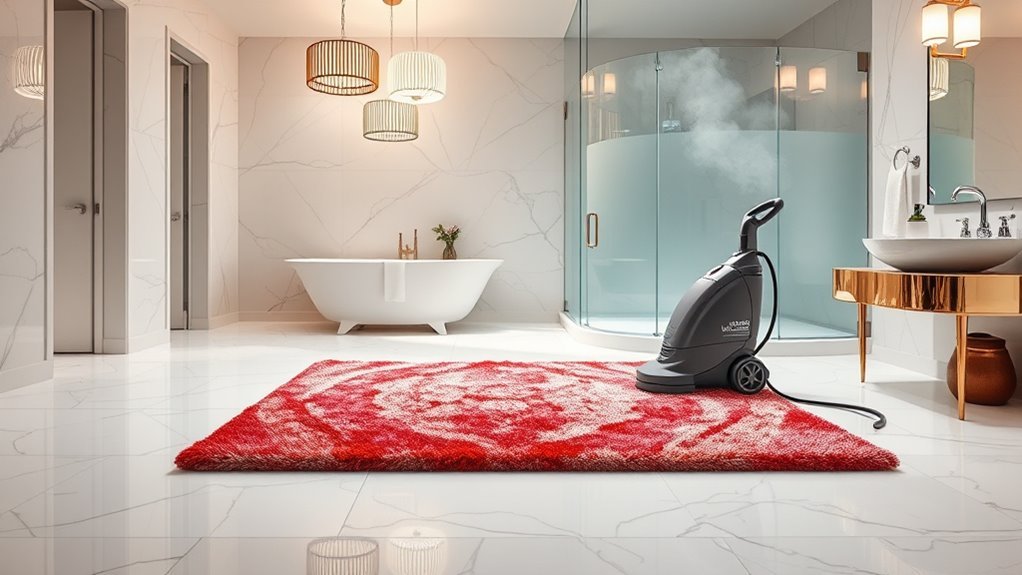 carpet cleaning bathroom essentials