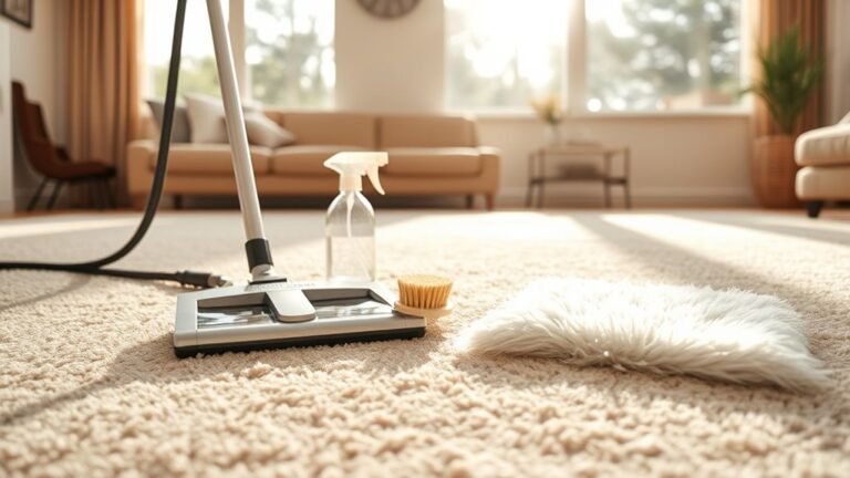 carpet cleaning step by step