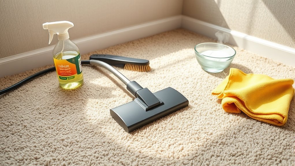 carpet upholstery cleaning process