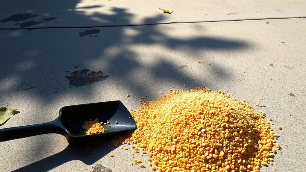 cat litter oil absorption