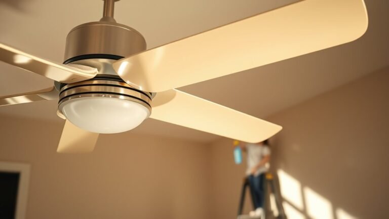 ceiling fan cleaning tips