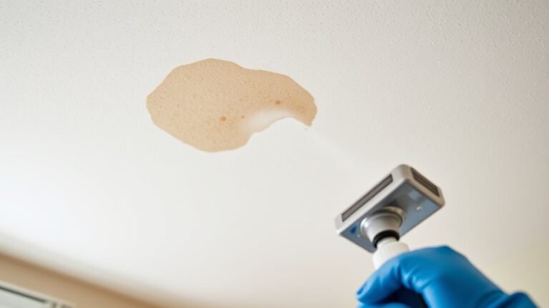 ceiling pet mess cleanup