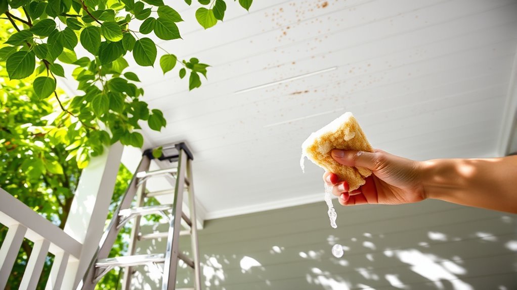 ceiling stain removal tips