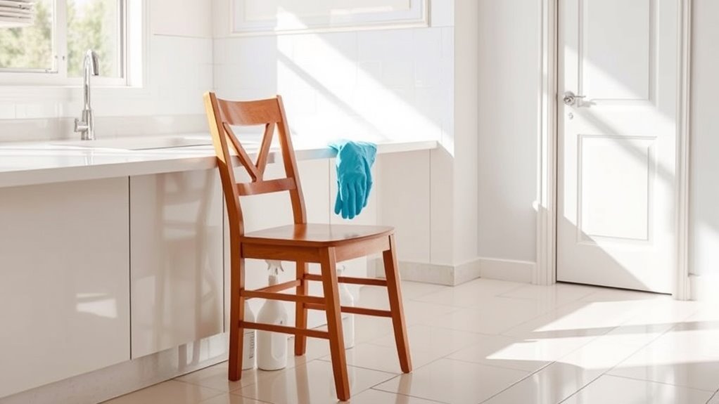 chair aids efficient cleaning