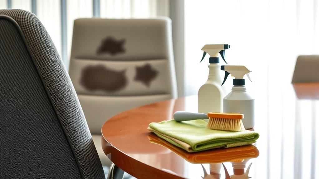 chair stain removal preparation