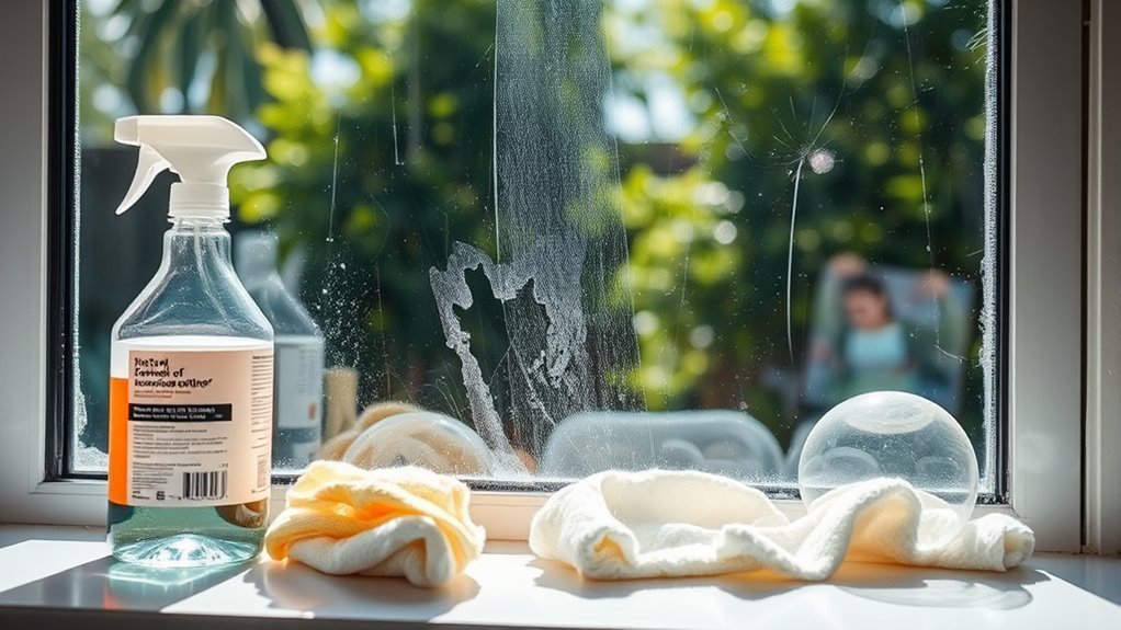 choose compatible glass cleaners