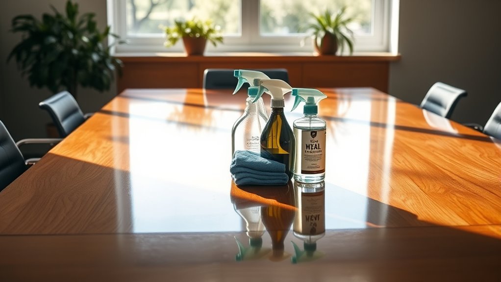 choose gentle cleaning products